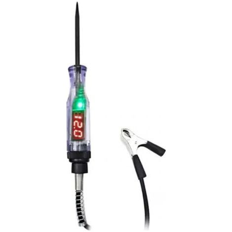 Stylo testeur tension numérique 6/12/24V avec indicateur LED, détection fil sous tension, sécurité électrique- (1/5)