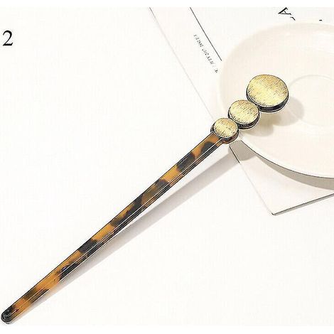 Retro-Haarspangen aus chinesischem Acetat für Damen, Haarknotennadeln - 9 - C2 (1/3)