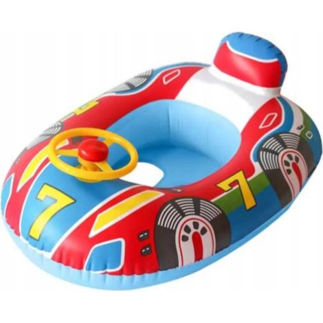 ROUE DE VOITURE GONFLABLE AVEC SIÈGE, VOLANT ET KLAXON (1/2)