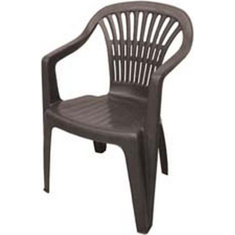 1PZ POLTRONA DA GIARDINO "LYRA" ANTRACITE - cm.56x54x80h. - peso kg.2,75