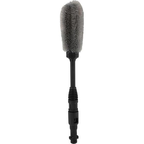 Brosse de lavage de roue pour nettoyeur haute pression Karcher K2 K3 K4 K5 K6, outil de nettoyage de distribution d'eau à 360 degrés avec poils PA66 (1/5)