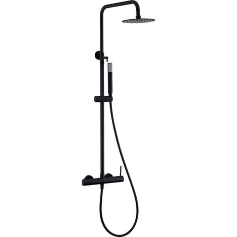 Conjunto de ducha  monza negro mate [ IMEX® ]