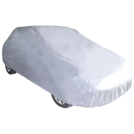 Euro Vanadium – Bâche de protection pour voiture en polypropylène 533 x 178 x 119 cm – Élastique de maintien – Intérieur – Coloris gris (1/5)
