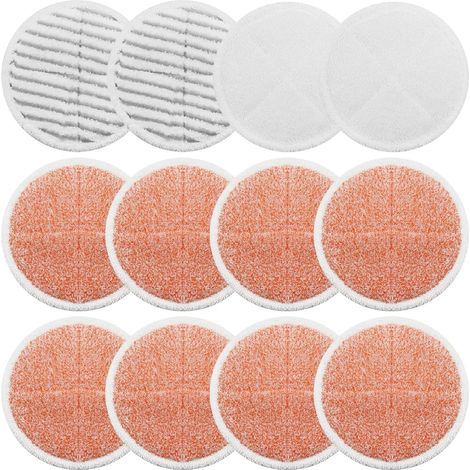 Set di panni di ricambio per spazzatrici Bissell Spinwave 2039A e 2124: 8 panni rigidi, 2 panni morbidi e 2 panni per la pulizia. (1/5)
