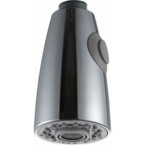 2 PCS Deux Fonctions Robinet Cuisine Remplacement Extractible pour Douchette Evier Cuisine tête de pulvérisation en chrome 1/2" L'interface (1/5)
