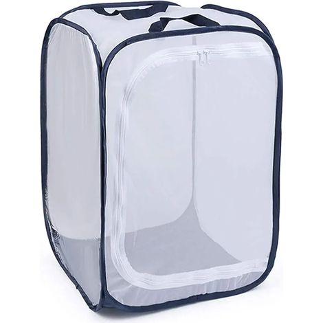 Petite serre d hivernage pour plantes pop up petite serre pot de fleurs intérieur et extérieur housse de pot de fleurs PE semi (1/5)