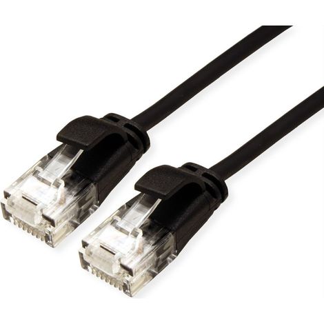 Cable de red Roline negro de 0,3 m Cat6A U/UTP (UTP), 21.15.3951