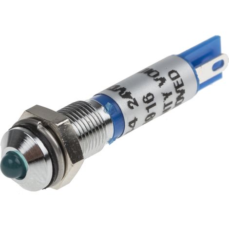 Voyant LED lumineux  Bleu RS PRO, dia. 6mm, 24V c.c., taille de la lampe 3 mm ( Prix pour 1 )