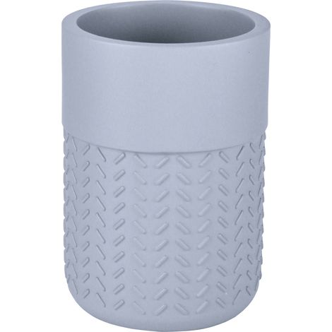 Kleine Wolke Zahnputzbecher Dash iceblue Polyresin Bambus Becher & Zahnbürstenhalter