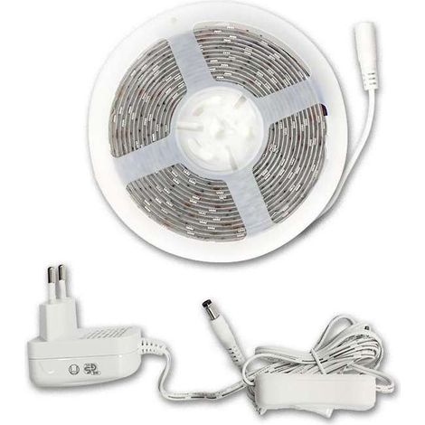 Kit striscia led 5m col sing 24W 2100 LM 3000K (1/2)