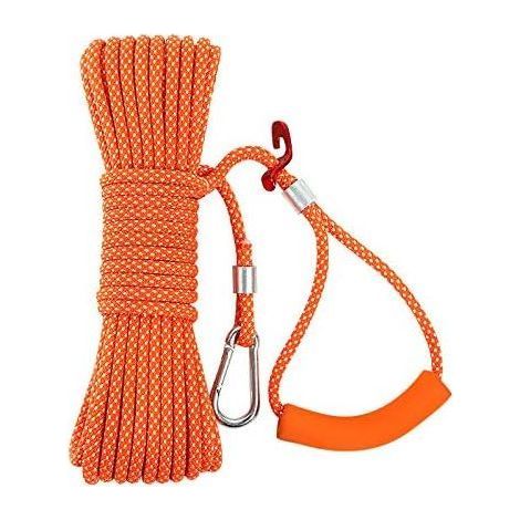 1 Corde à linge, Polyester tressé, 10 m, Résistance 200 kg, Verrou breveté, Jardin (1/5)