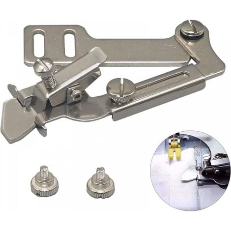 Reliure pour Machine à Coudre - Ourlet Roulé Pied Presseur - Machine à Coudre Reliure - Réglable Presseur - Pied de machine à coudre en acier inoxydable,Convient aux machines à coudre ordinaires (1/5)