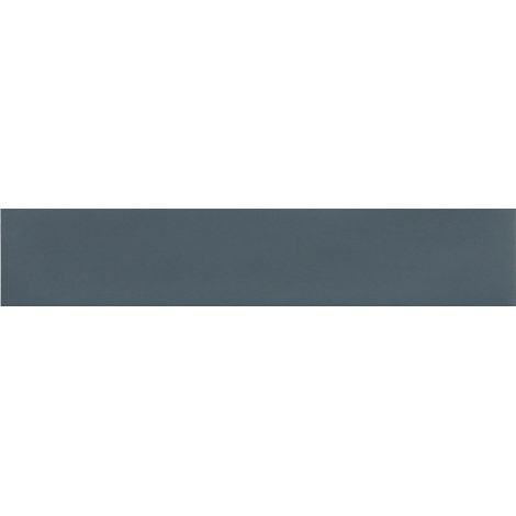 Carrelage sol / mur brique effet béton bleu pétrole mate 6x30 cm WADI INDACO (vendu par boite de 0,50m2) (1/5)