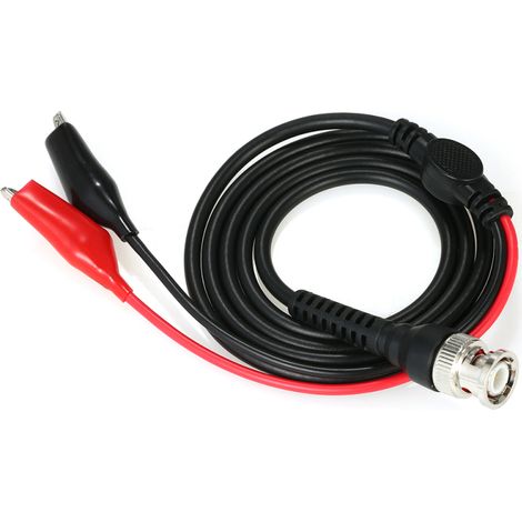 Kits de cordons de test LODESTAR BNC vers pinces crocodiles, cordons de test BNC vers double pince, sonde, câble coaxial RF 50 MΩ avec connecteur BNC (1/5)