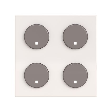 free@home Enjoliveur pour commande 4 touches blanc 2CLA222640N1102 ABB 590233 (1/3)