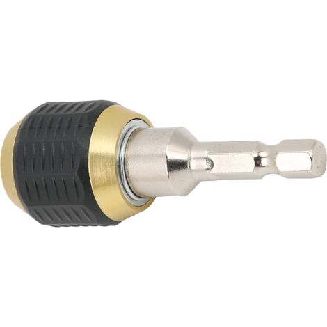 Irovami Adaptateur à changement rapide pour foret électrique, connecteur 1/4 po, tige hexagonale, outil convertisseur escamotable, 60 mm / 2,4 po (1/5)