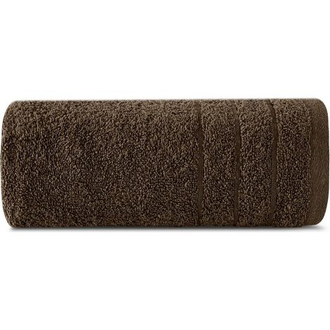 Reni Handtuch 50x90 braun Frottee 500g/m2