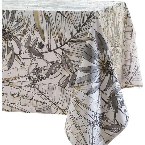 Nappe coton enduite BAHIA Rectangulaire 160x350 cm (1/5)