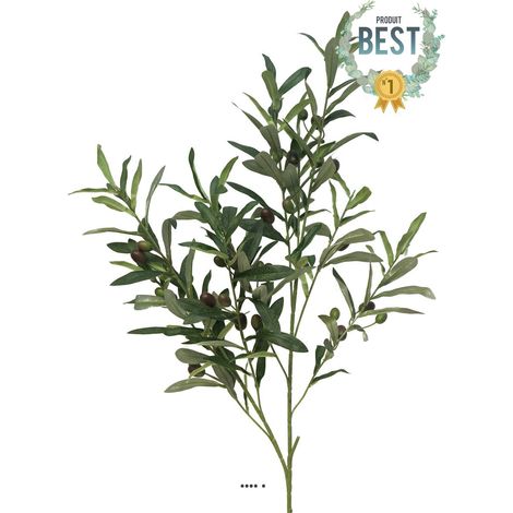 Branche d'olivier artificielle, grande taille, H 101 cm - BEST