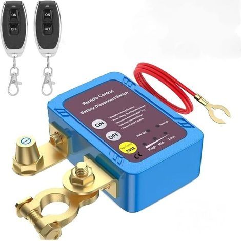Coupe Circuit Batterie 12V,Coupe Batterie 240A,Coupe Batterie Voiture,Interrupteur (1/4)