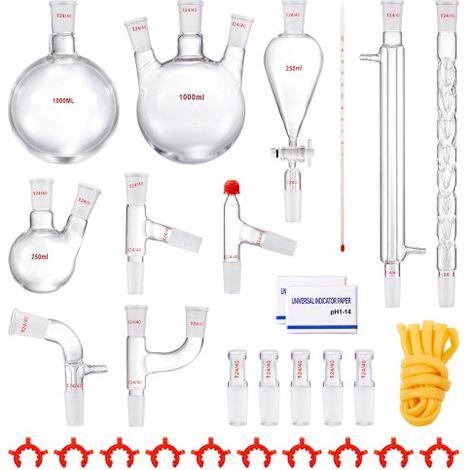 Kit de Distillation de Laboratoire Kit de Verrerie de Laboratoire (1/5)