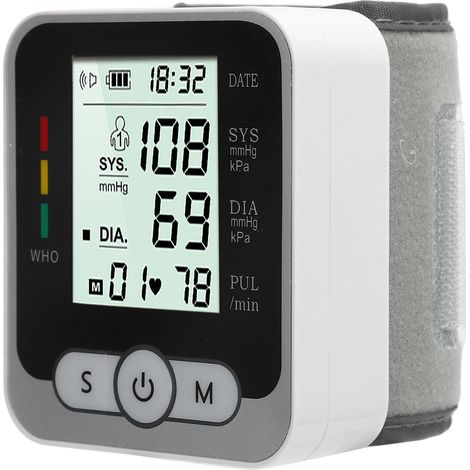 Tensiomètre bracelet professionnel portable, tensiomètre numérique domestique pour maison (1/5)