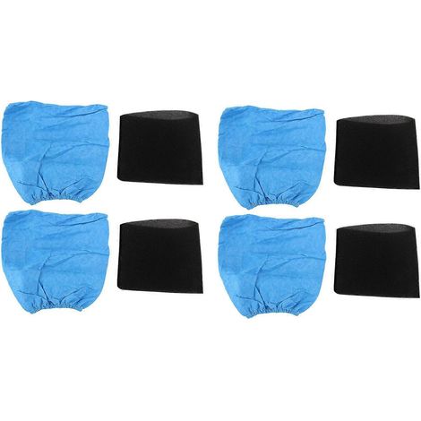 Sacs filtrants textiles en mousse pour aspirateurs Karcher MV1, WD1, WD2 et WD3 (8 pièces) (1/5)