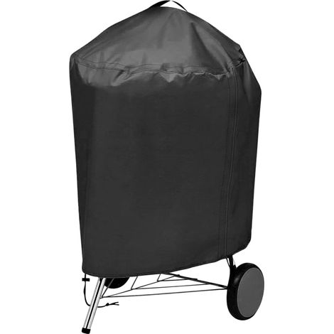 Housse de barbecue ronde en tissu Oxford 420D, protection solaire pour four, gril, poêle, meubles (1/5)