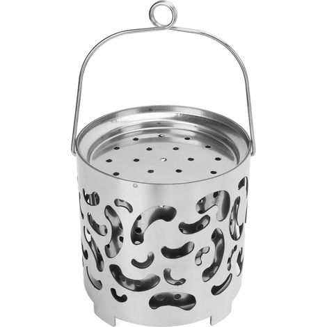 Poêle de Camping Mini en Acier Inoxydable - Chauffage et Cuisson Portable pour Randonnée (1/5)