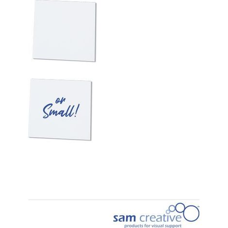 Magnetischer Scrum Header Blanko 8x8 cm (10x)