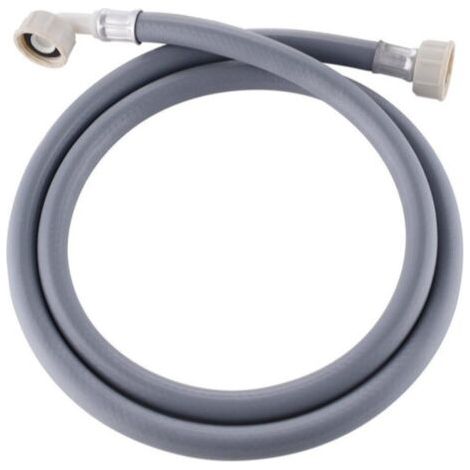 BUNTHAUS Flexible d'alimentation pour machine à laver, 2m, raccords droits Femelle Femelle coudé 3/4\", matière thermo gomme, pression max 4 bars, compatible toutes marques (1/5)