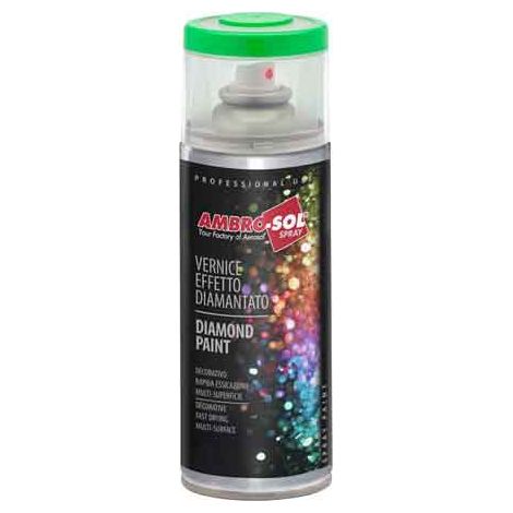 BOMBOLETTA SPRAY METALLIZZATO AMBROSOL 400 ml - Rosso - 6 pezzi- AMBROSOL