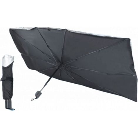 Pare-Soleil voiture pour Pare-Brise CAR PARASOL - VENTEO - Contre les rayons UV - Pare-Brise avant Universel 140 x 80 cm - Parapluie Pare-Soleil pliable pour auto - Matériau réfléchissant - Protection (1/4)