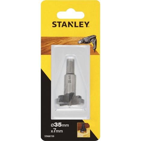 Broca para bisagras Diam. 35mm, Eje 8mm Stanley STA66150-QZ