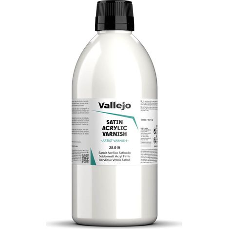 Vernice acrilica satinata Vallejo 500 ml asciugatura rapida