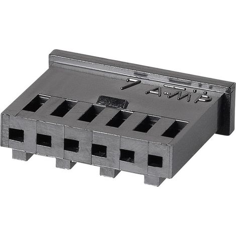 TE Connectivity Buchsengehäuse-Kabel AMPMODU MOD II Polzahl Gesamt 10 Rastermaß: 2.54 mm 280362 1 St