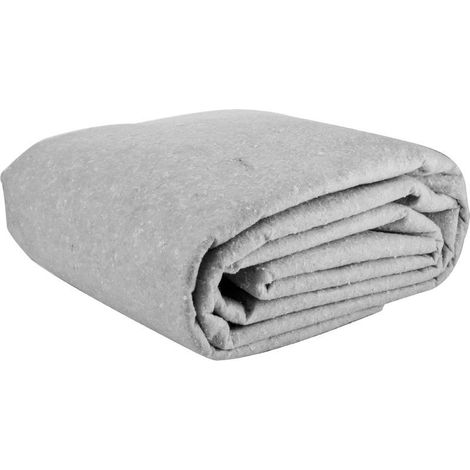 Tapis de fond de piscine 4,4 × 4,4 m – En fibre de polyester 110 g/m² – Protection anti-perforation pour toutes les bâches – Épaisseur renforcée PRO (1/5)