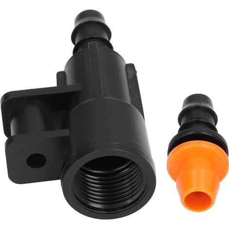 15 supports adaptateurs rotatifs pour tuyau d'arrosage, filetage femelle G1/2 pouce, pour tuyau de distribution 8/12. (1/5)