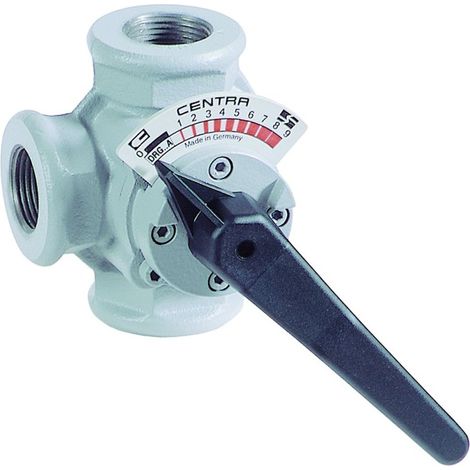 Resideo Dreiwege-Muffenmischer DR GG 20, grau, PN 6, gerade DN 32, DR32GMLA