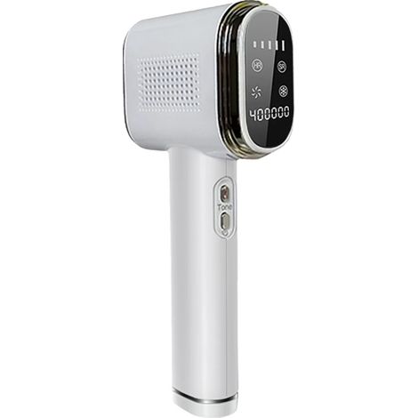 Appareil d'épilation IPL, lampe saphir, expérience confortable, Blanc (1/2)