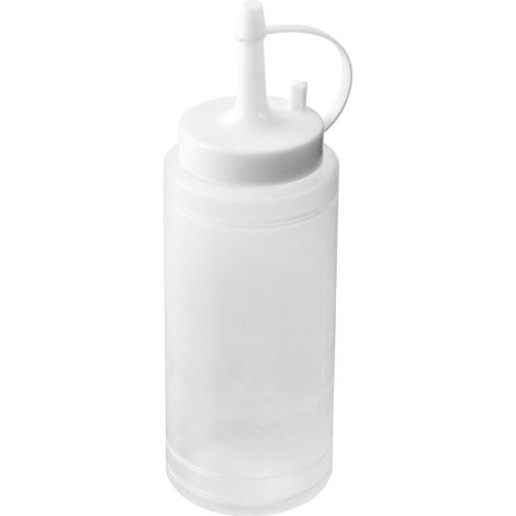 Flacon de décoration, flacon souple pour décoration, flacon vide, Plastique, Transparent, 12 x 5,3 cm (1/5)