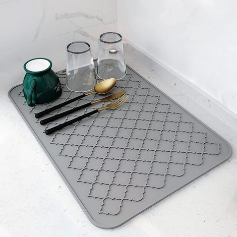 Tapis résistant à la chaleur gris Gadgets de cuisine Accessoires de cuisine 60 x 40cm (1/5)