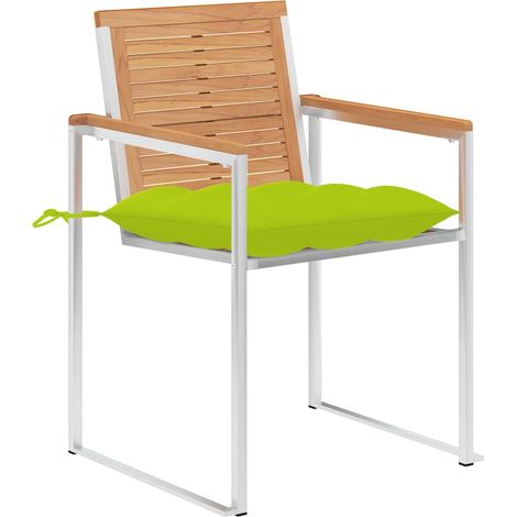 Maison Exclusive - Gartenstühle 8 Stk. mit Kissen Massivholz Teak
