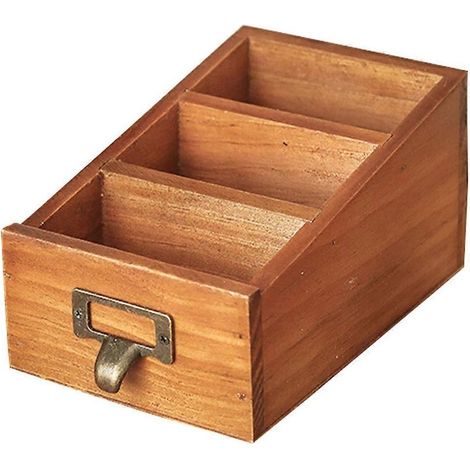 Fernbedienungshalter für den Schreibtisch, Tischorganizer, Fernbedienungshalter für den Fernseher, Mehrzweck-Stifthalter – 18 x 11,7 x 9,5 cm (1/4)