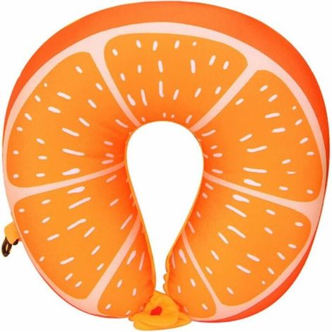 Coussin oreiller de cou en U, motif fruit cartoon mignon, pour voyage, bureau, maison, voiture – DELKEVIC (1/3)