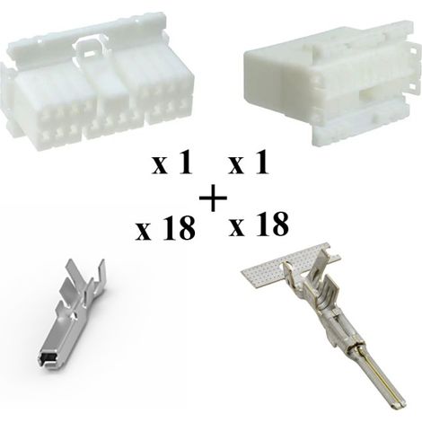 Kit Connettore Multilock Serie 070 Maschio Femmina 18 Vie