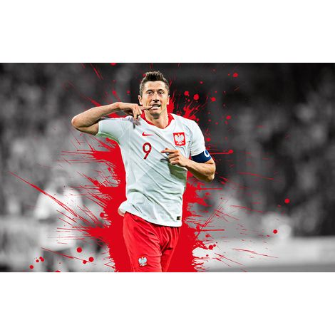 Papier peint panoramique Football - Joueur de Foot - 325 cm x 203 cm (1/2)