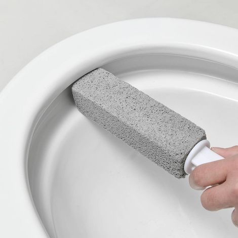 Lot de 5 Pierre ponce Brosse de nettoyage pour cuvette de toilette pour enlever les anneaux d'eau dure rouille et citron vert (1/5)