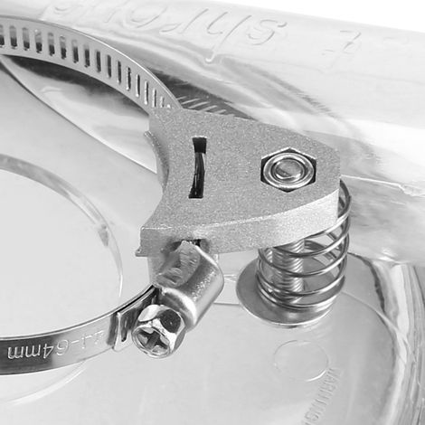 Dust protection kit for manual angle grinders, ideal for dry grinding. (1/4)