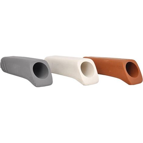 GOCCIOLATOIO PER TERRAZZI cm 8 x 27 chiuso - col.rosso